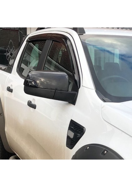 Sağ Füme Lens Yan Ayna Dönüş Sinyali Aydınlatma Koruması Kabuk Gösterge Lambası Konut Ford Ranger Everest 2012-2020 Için (Yurt Dışından)