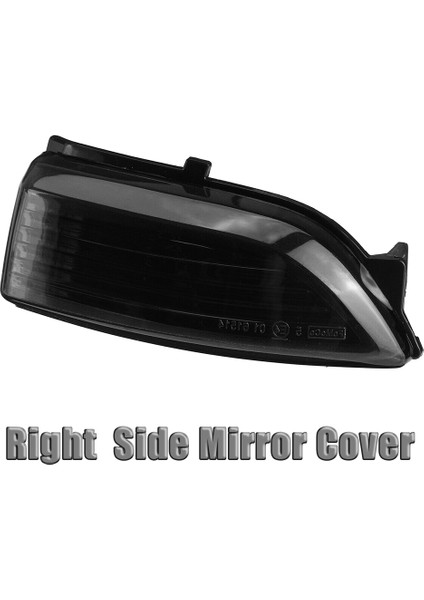 Sağ Füme Lens Yan Ayna Dönüş Sinyali Aydınlatma Koruması Kabuk Gösterge Lambası Konut Ford Ranger Everest 2012-2020 Için (Yurt Dışından)