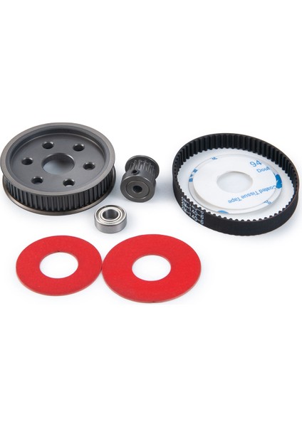 Motor Dişli Kayış Tahrik Şanzıman Dişlileri Sistemi Için 1/10 Eksenel SCX10 SCX10II 90046 Rc Paletli Araba Parçaları (3.17MM) (Yurt Dışından)