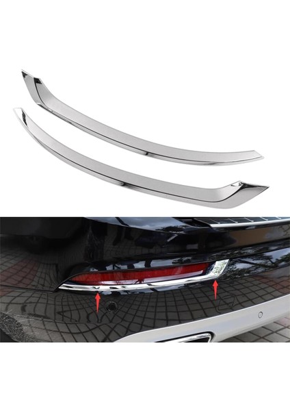 Araba Krom Arka Sis Lambası Kuyruk Lambası Göz Kapağı Kapağı Trim Volvo XC90 2016-2020 Araba Aksesuarları (Yurt Dışından)