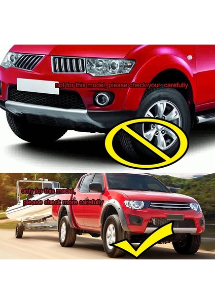 Araba Ön Farlar Kapak Trim Için Mitsubishi L200 Triton 2006 2007 2008 2009 2010 (Yurt Dışından) modelleri