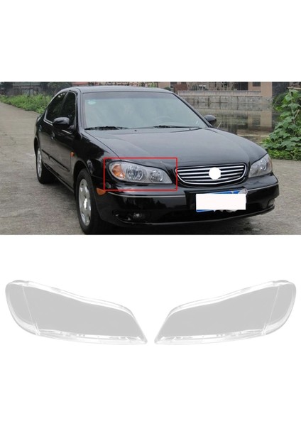 Araba Sağ Far Kabuk Lamba Gölge Şeffaf Lens Kapağı Far Kapağı Nissan Cefiro A33 2000-2004 (Yurt Dışından)