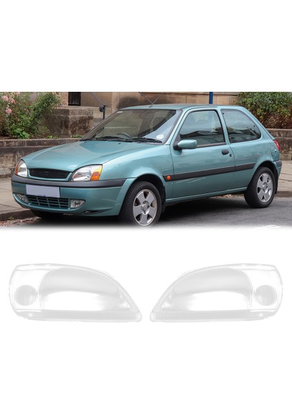 Ford Fiesta 2003 2004 Için Sağ Far Kabuk Lamba Gölge Şeffaf Lens Kapağı Far Kapağı (Yurt Dışından)