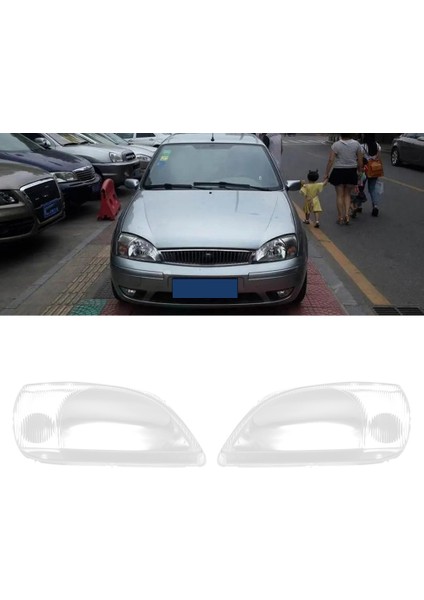 Ford Fiesta 2003 2004 Için Sağ Far Kabuk Lamba Gölge Şeffaf Lens Kapağı Far Kapağı (Yurt Dışından)
