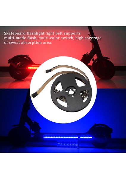 Su Geçirmez Elektrikli Scooter Kaykay Için Katlanabilir LED Şerit Işıklar, Scooter, Xiaomi M365 1s Için Parti Dekorasyon (Yurt Dışından)