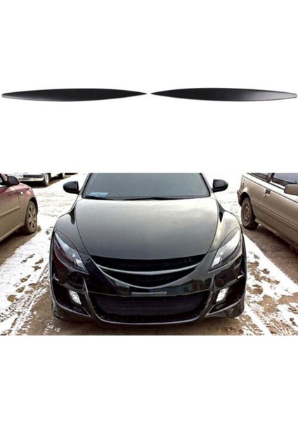 2 Adet Araba Göz Kapakları Kaşları Farlar Kirpik Kapakları Mazda 6 Gh/atenza 2008-2012 (Yurt Dışından)