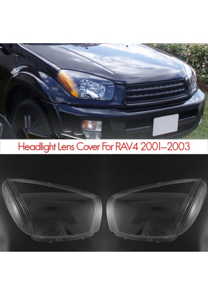 Toyota Rav4 2001 2002 2003 Için Sağ Yan Araba Far Kapağı Kafa Lambası Lambası Şeffaf Abajur Kabuk Lens Camı (Yurt Dışından)