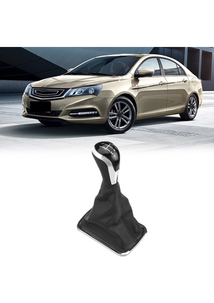 5 Hız Manuel Vites Topuzu Çizme Vites Değiştirme Yaka Toz Geçirmez Kapak Geely Emgrand 7 Ec7 EC715 EC718 E7 (Yurt Dışından)
