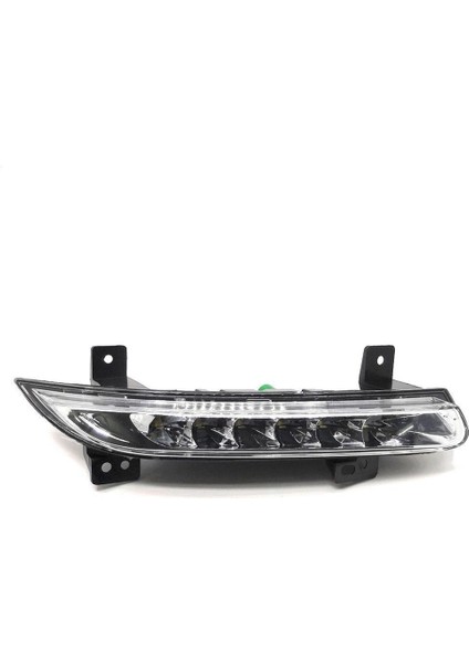 Araba Ön Sol LED Drl Sis Lambası Renault Fluence 2014+ Otomatik Sürüş Lambası Gündüz Çalışan Işık Tampon Lambası (Yurt Dışından)