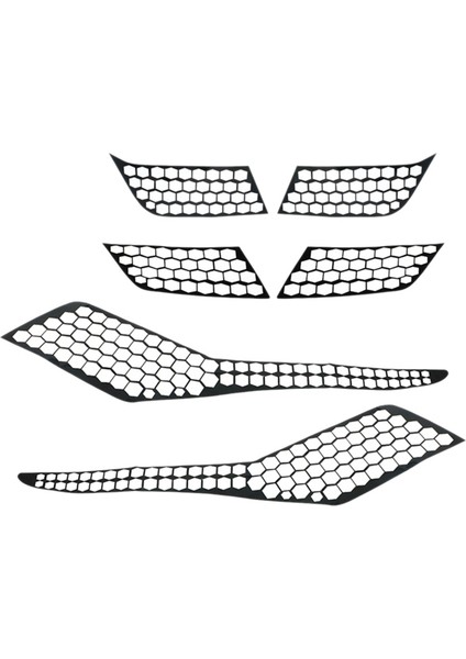 Peugeot 3008 Için 3008GT 2017 2018 2019 Araba Arka Kuyruk Işık Lambası Kapağı Petek Çıkartmalar Koruyucu Arka Lambası Dekorasyon Çıkartması (Yurt Dışından)