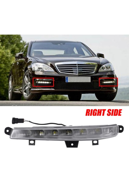 Araba Sağ Yan Drl LED Sis Lambaları Işıkları Gündüz Farları Mercedes Benz Için W221 S63 Amg 2007-2013 2218201456 (Yurt Dışından) fiyatları