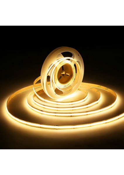 528LED 10MM 12V Cob LED Şerit Işık RA90 5m Esnek Şerit Bar LED Şerit 6000K Beyaz Işık Yatak Odası Ev Için (Yurt Dışından)