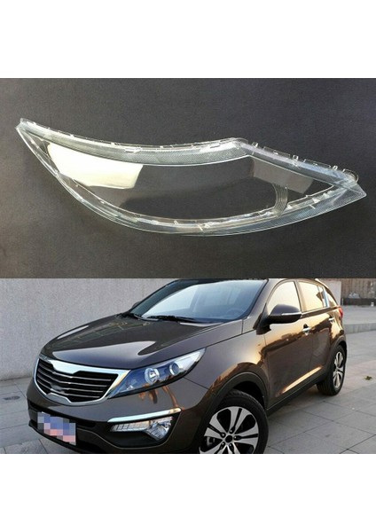 Araba Sol Kafa Işık Lambası Lens Kia Sportage R 2009-2012 Için Far Kapağı Araba Yedek Oto Kabuk (Yurt Dışından)