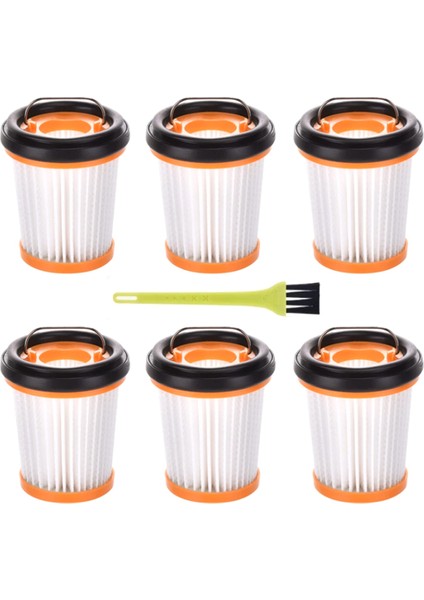 6 Adet Vakum Filtresi Köpekbalığı Ion W1 Akülü El Vakum Filtreleri Köpekbalığı Wandvac WV200 WV201 WV220, Parça XHFWV200 (Yurt Dışından)