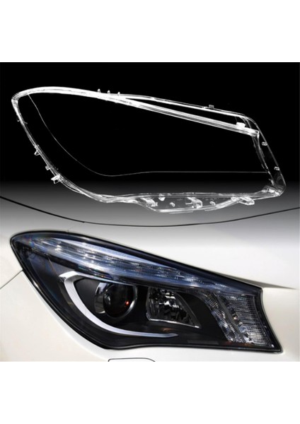 Araba Sağ Far Kabuk Lamba Gölge Şeffaf Lens Kapağı Far Kapağı Mercedes-Benz Cla Sınıfı Için W117 2013-2016 (Yurt Dışından)