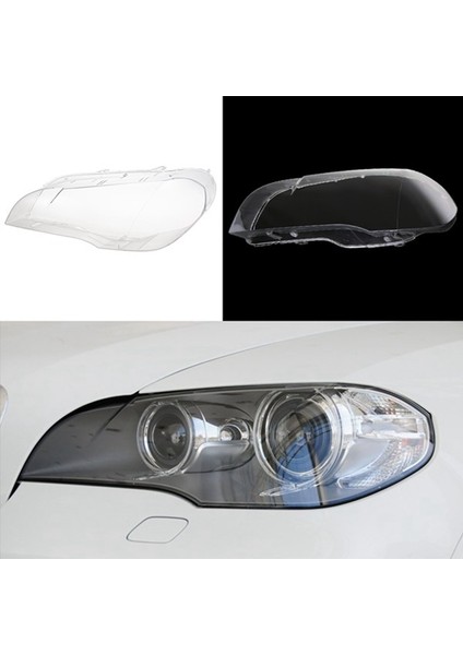 Araba Temizle Far Lens Kapağı Yedek Kafa Işık Lambası Kabuk Kapak-Bmw X5 E70 2008-2013 Sol (Yurt Dışından) fiyatları