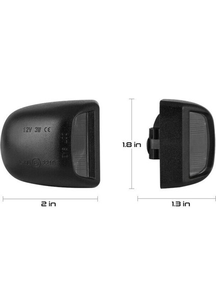 Chevy Tahoe Suburban Gmc Yukon Xl 2000-2006 Için 2 x Plaka Işığı (Yurt Dışından) fiyatları