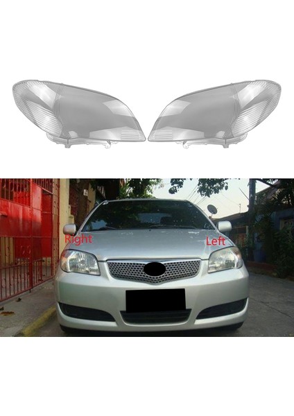 Toyota Vios 2006 2007 Için Sol Far Kabuk Lamba Gölge Şeffaf Lens Kapağı Far Kapağı (Yurt Dışından)