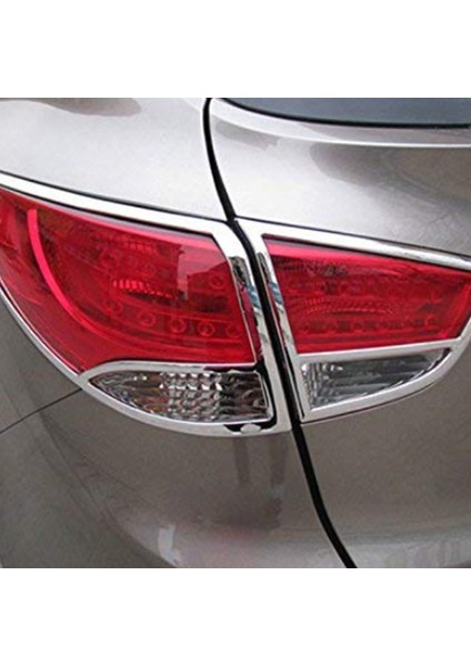 Hyundai Tucson Için IX35 2010-2014 Yüksek Kaliteli Abs Krom Arka Arka Lambası Lamba Hood Dekorasyon Kapak Trimler Aksesuarları 4 Adet/takım (Yurt Dışından) fiyatları