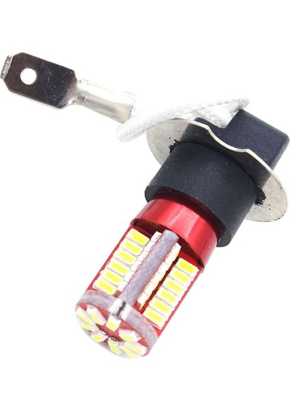 Çift H3 4041 Smd 57 LED Ampuller Xenon Beyaz 6000K Araba Sis Far Lambası 12V-24V (Yurt Dışından)
