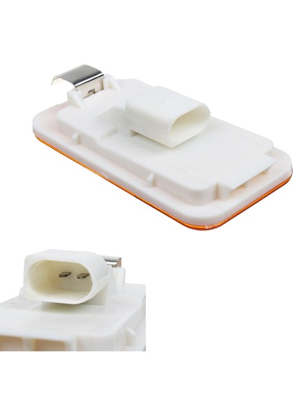 2 Adet 24V Araba Kamyon LED Yan Sinyal Lambası 4led Amber Gösterge Uyarı Lambaları Volvo Kamyon Fm/fh (Yurt Dışından)