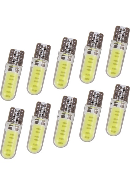 10 Adet T10 W5W Cob LED Araba Oto Iç Kama Yan Park Ampul Kubbe Işık Lambası (Yurt Dışından)