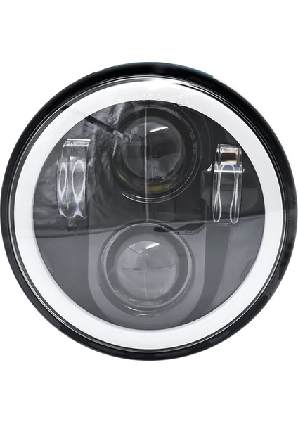 5.75 LED Far, 5-3/4 Motosiklet Far Beyaz Halo Drl ile Harley Sportster Iron 883 Dyna Street Bob Için (Yurt Dışından)