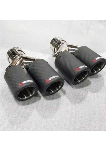 Akrapovıc Egzoz Uyumlu Dual 76 mm
