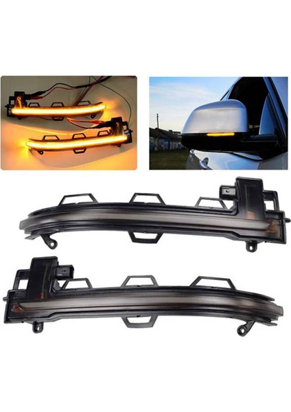 1 Çift Araba Dikiz Yan Ayna LED Dinamik Dönüş Sinyal Işığı Bmw X3 X4 X5 X6 X7 G01 G02 G05 G07 2018-2020 Göstergesi (Yurt Dışından) fırsatları