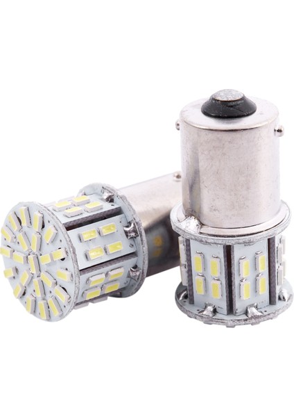 2x 1156 BA15S 382 P21W Beyaz 50 Smd LED Araba Kuyruk Dönüş Sinyali Ters Ampuller (Yurt Dışından)
