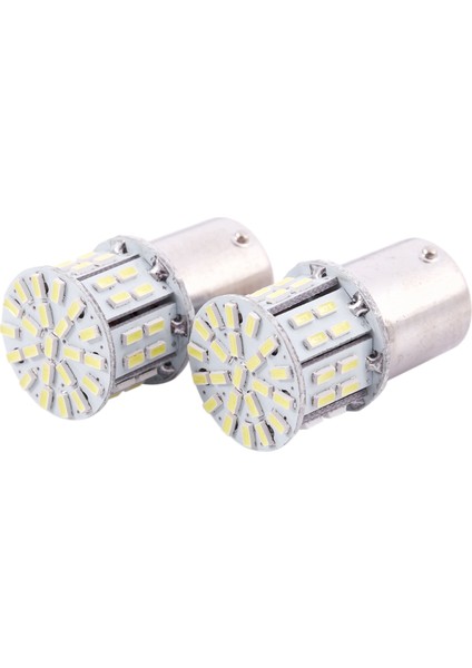 2x 1156 BA15S 382 P21W Beyaz 50 Smd LED Araba Kuyruk Dönüş Sinyali Ters Ampuller (Yurt Dışından)