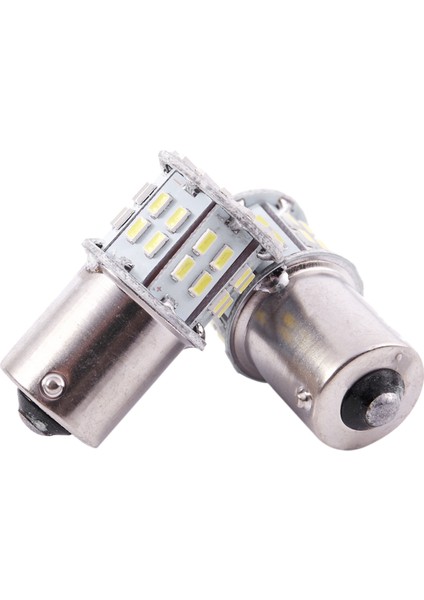 2x 1156 BA15S 382 P21W Beyaz 50 Smd LED Araba Kuyruk Dönüş Sinyali Ters Ampuller (Yurt Dışından)