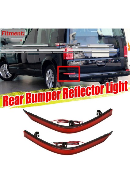 LED Arka Bar Işıkları Fren Lambaları Araba Volkswagen T5 Metro T6 Kailui 7E0945105D 7E0945106E (Yurt Dışından)