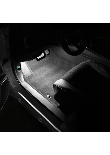 Adet Araba Işık LED Iç Atmosfer Işığı Dekorasyon Lambası Ortam Ayak Işığı Honda Civic 10TH 2018-2020 Beyaz (Yurt Dışından) modelleri