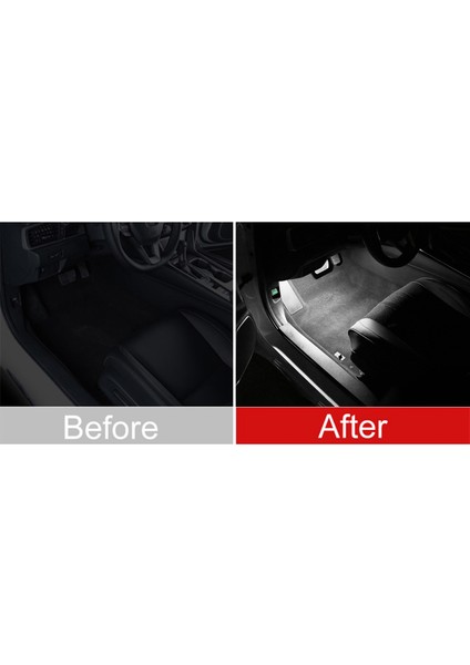 Adet Araba Işık LED Iç Atmosfer Işığı Dekorasyon Lambası Ortam Ayak Işığı Honda Civic 10TH 2018-2020 Beyaz (Yurt Dışından) indirimleri