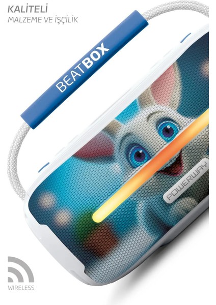 Animals Tavşan LED Işıklı Ses Bombası USB Sd Aux Bluetooth Hoparlör 20W fiyatları