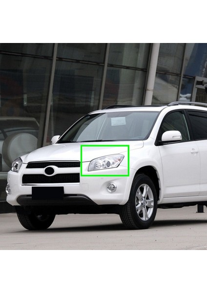 Toyota Rav4 2009 2010 2011 2012 Far Kapağı Başkanı Işık Lambası Şeffaf Abajur Kabuk Lens Lamba Gölge, Sol (Yurt Dışından) fırsatları