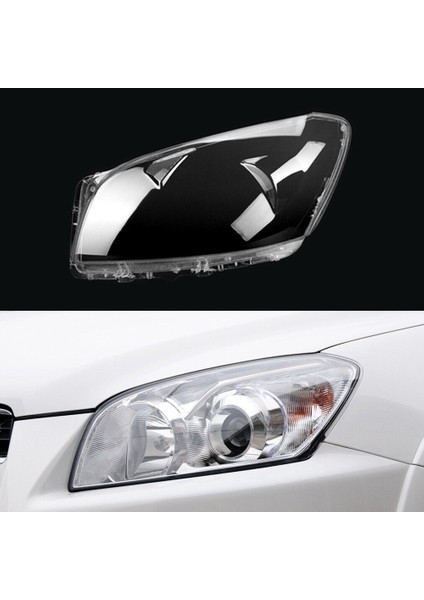 Toyota Rav4 2009 2010 2011 2012 Far Kapağı Başkanı Işık Lambası Şeffaf Abajur Kabuk Lens Lamba Gölge, Sol (Yurt Dışından) indirimleri