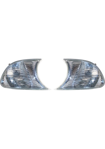 Temizle Marker Sinyal Flaşör Köşe Park Lambası -Bmw E46 3 Serisi Coupe 1999-2001 63126904307 63126904308 (Yurt Dışından)