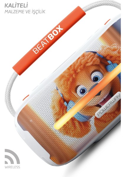 Animals Köpek LED Işıklı Ses Bombası USB Sd Aux Bluetooth Hoparlör 20W fiyatları