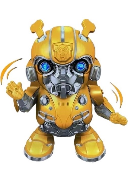 Transformers Bumblebee Orijinal Müzikli Işık Dans Eden Robot Oyuncak (Yurt Dışından)