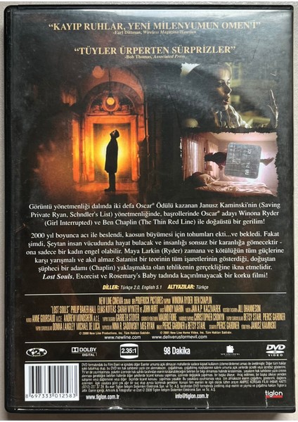 Kayıp Ruhlar DVD (Orjnal Dönem Baskı Dvd)