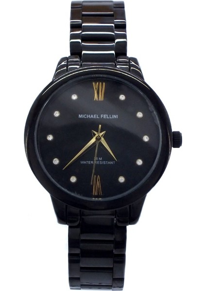 Michael Fellini Siyah Analog Kadın Kol Saati ST-102