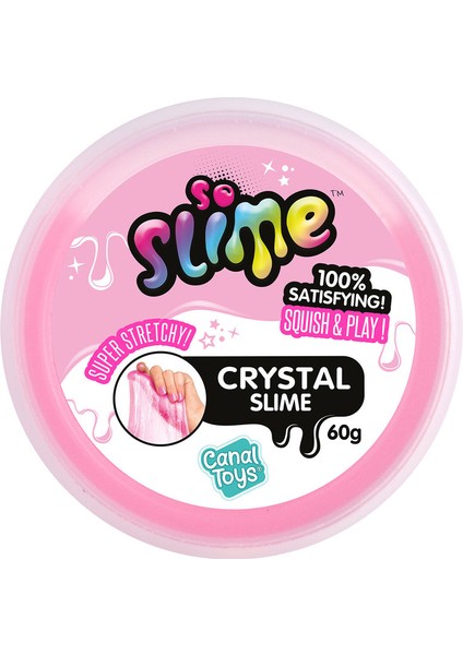 Pot Slıme Serisi Crystal Pembe