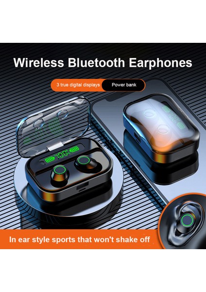 Kablosuz Earbudstrue Kablosuz Bluetooth 5.3 Kulaklık Ile Kablosuz Şarj Ter Ile (Yurt Dışından)