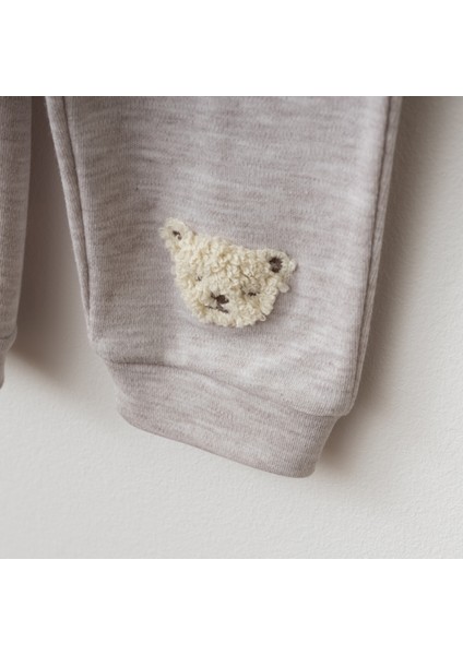 S Erkek Bebek Günlük Giyim %100 Pamuklu Yumuşak Kumaş Alt Üst Uzun Kollu 2'li Pijama Takımı