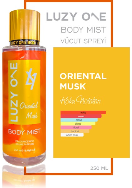 Oriental Musk Body Mist / Vücut Spreyi - 250 ml