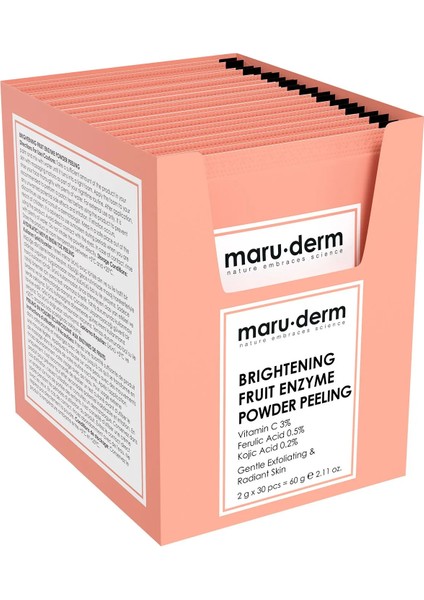 Mmaru.derm Aydınlatıcı Meyve Enzim Toz Peeling 60 gr