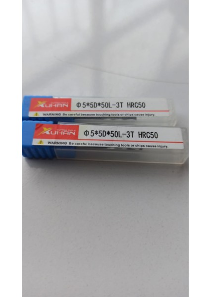 Cnc Freze Uçları Spiral Karbür Xuhan 5X5DX50L-3T HRC50 Cnc Freze Uçları 5X5DX50L-3F 3 Flüt 1 Adet modelleri