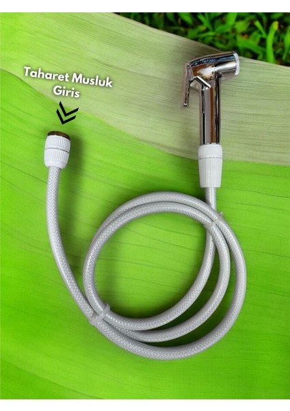 Taharetmatik Set Hortumlu Başlık 3/8 Girişli Wc Matik